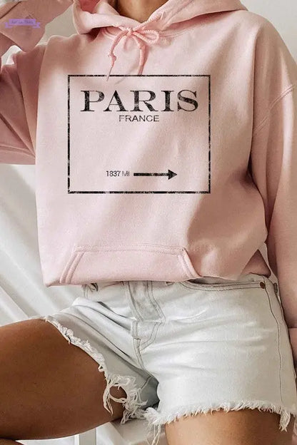 PARIS FRANCE HOODIE PLUS SIZE - Aaria Tees