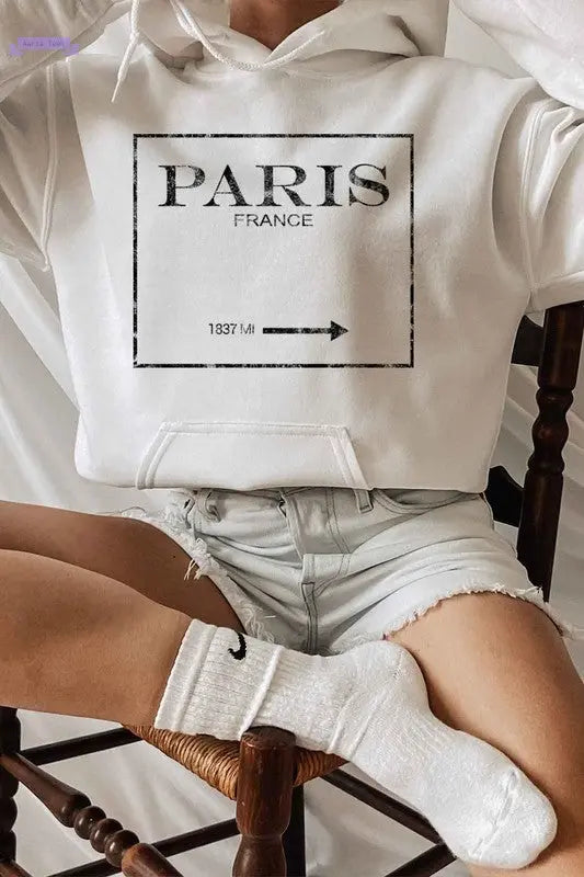 PARIS FRANCE HOODIE PLUS SIZE - Aaria Tees