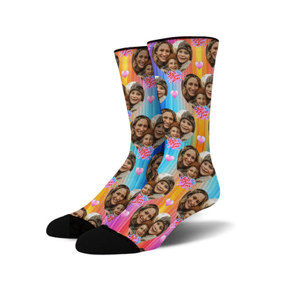 Custom Face Socks -  Best Mom Ever