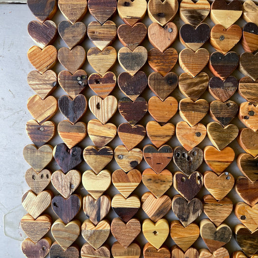 Reclaimed Pallet Wood Hearts