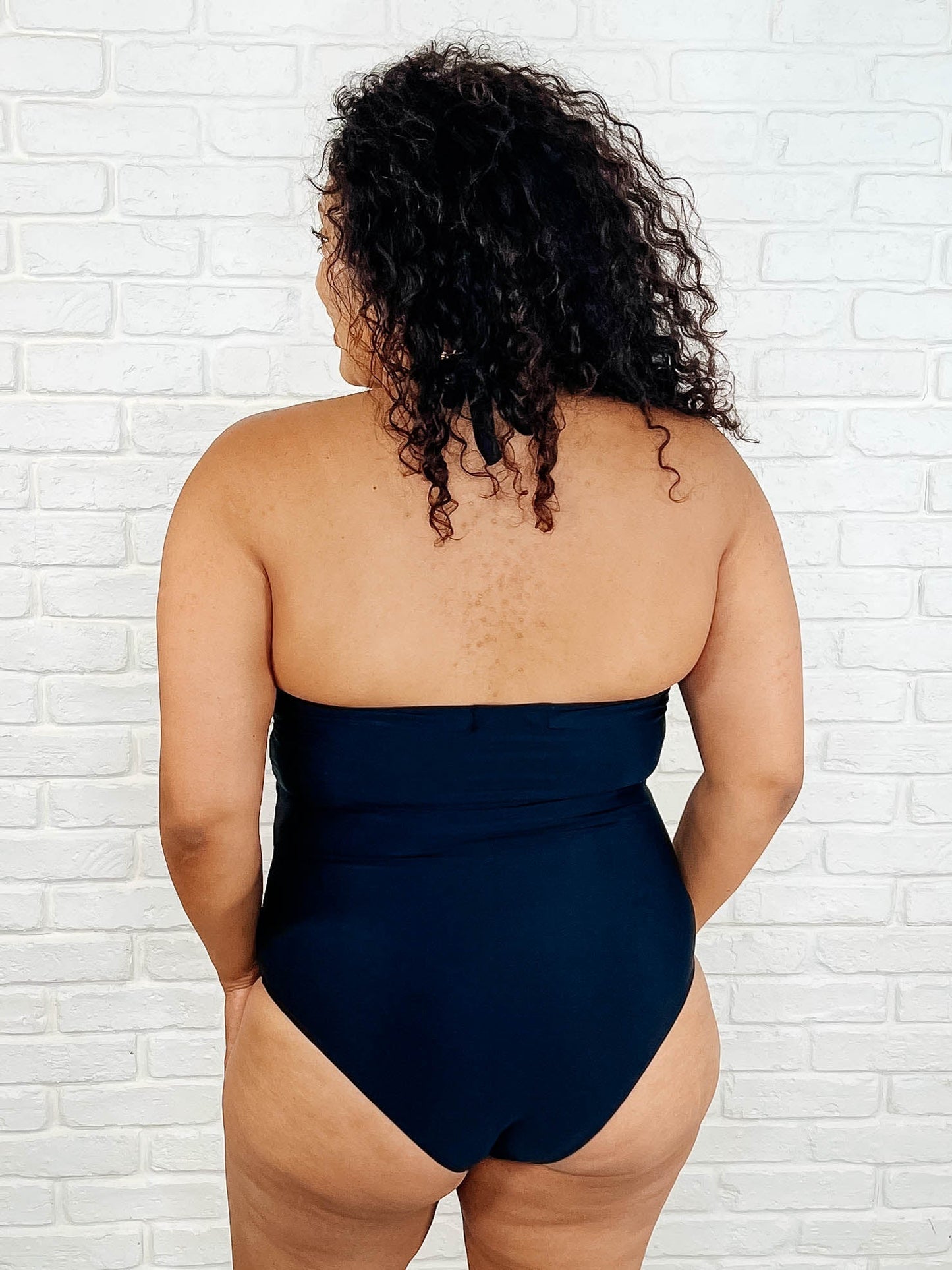 Palma Mesh Detail Halter Swimsuit (Online Exclusive) Aaria Tees