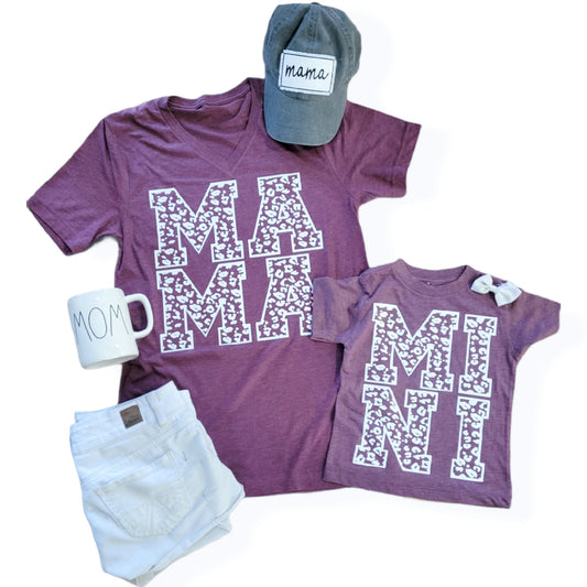 Leopard Mama and Mini Set