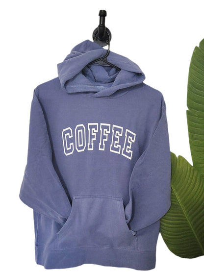 Coffee Vintage Wash Hoodie