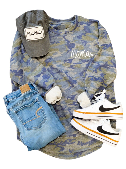 Mama Camo Pullover