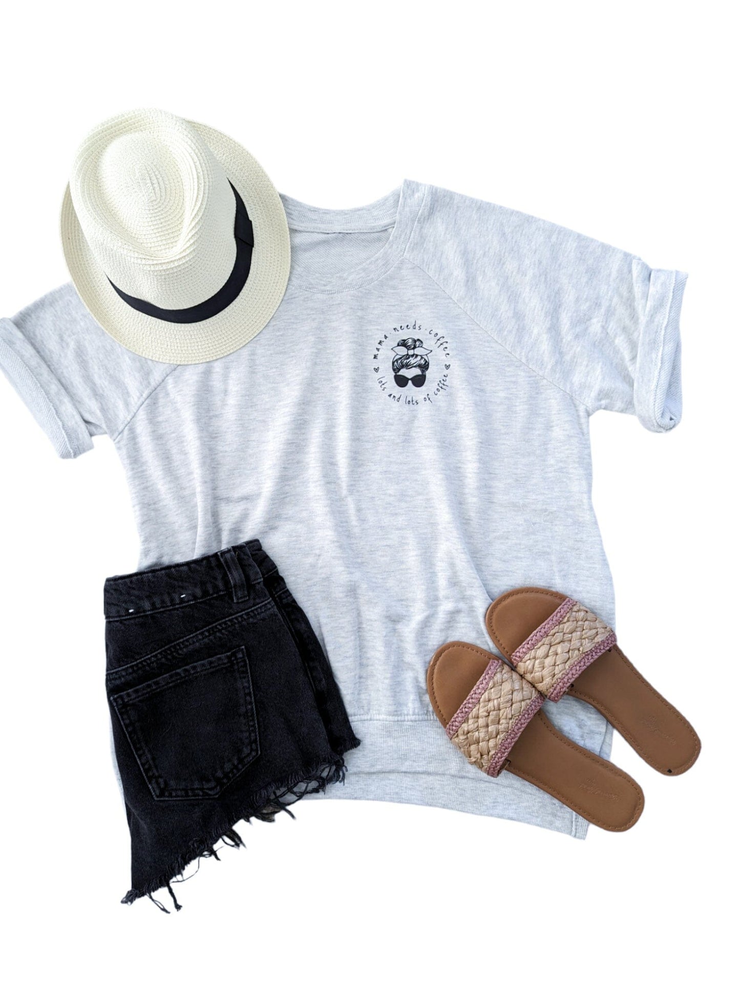 Mama Needs Lots and Lots of Coffee Sweater Tee