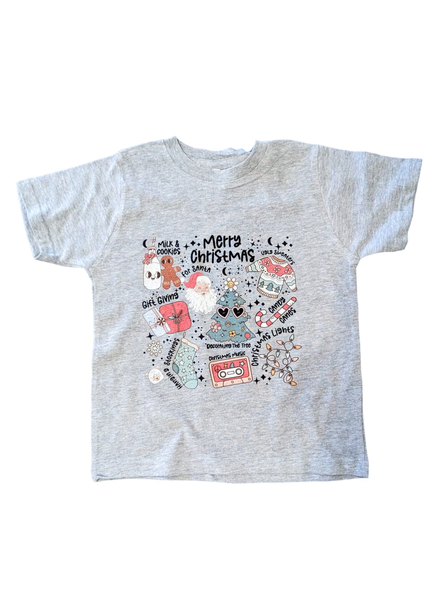 Christmas Collage Kids Top