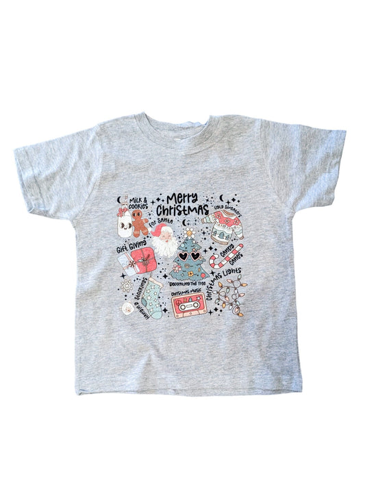 Christmas Collage Kids Top