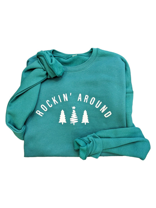 Kelly Green Rockin Around Pullover