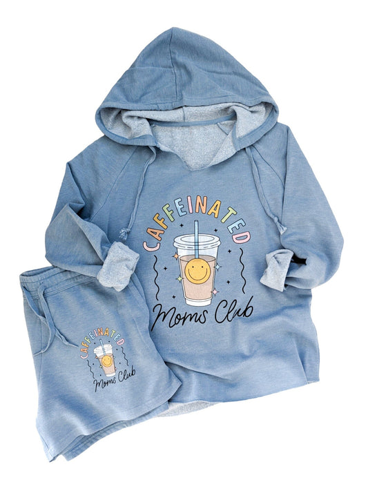 Caffeinated Moms Club Hoodie Set