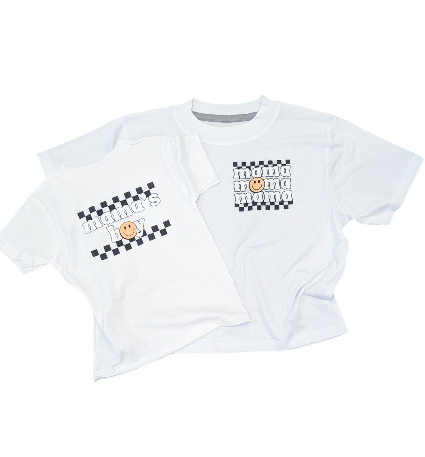 Smiley Mama and Mamas Boy Top Set