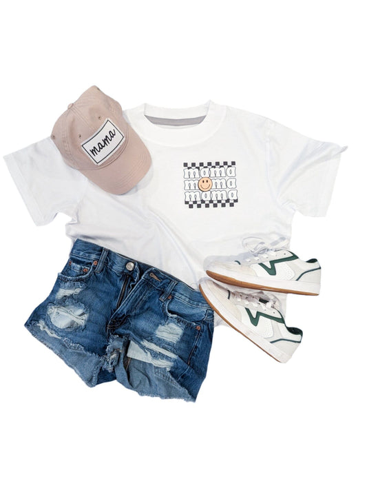 Smiley Mama Boxy Tee