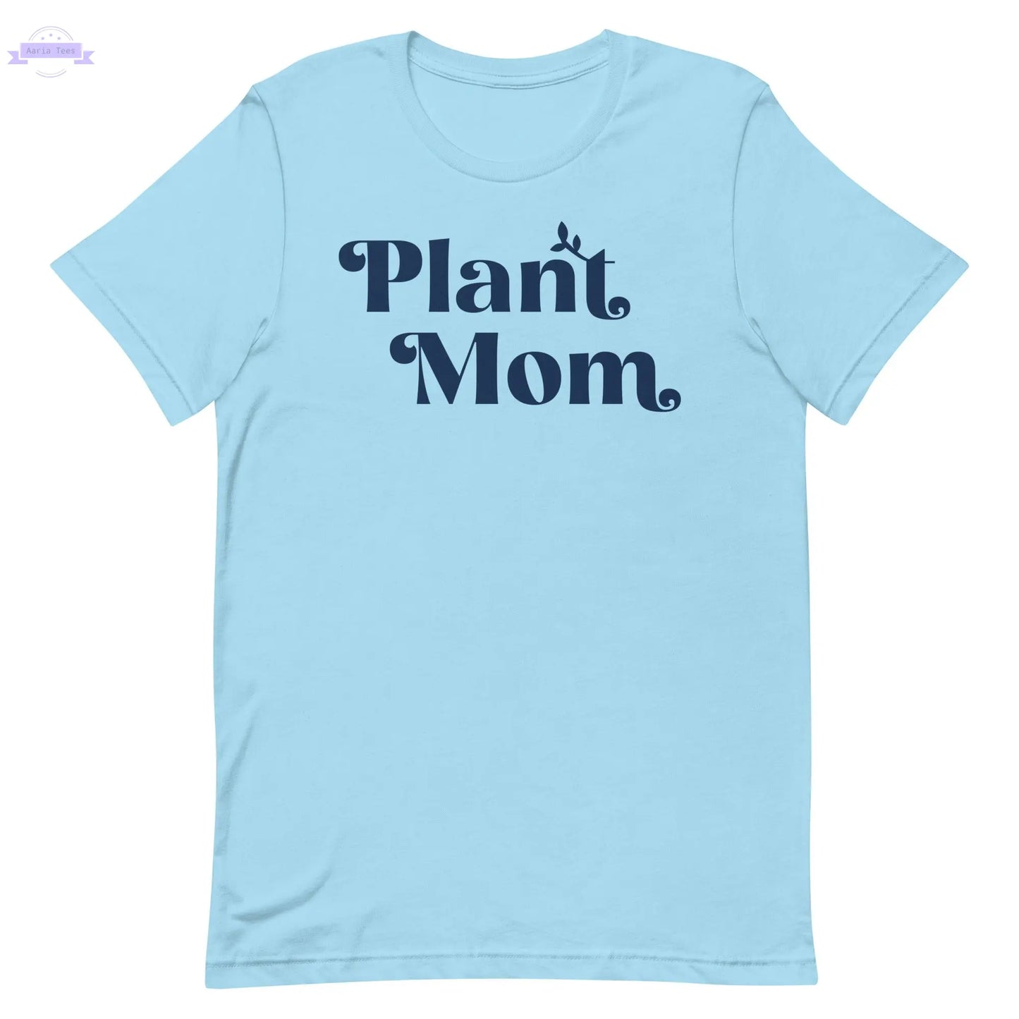 Plant Mom - Women's Cotton t-shirt (navy) Inspired Botanical Design