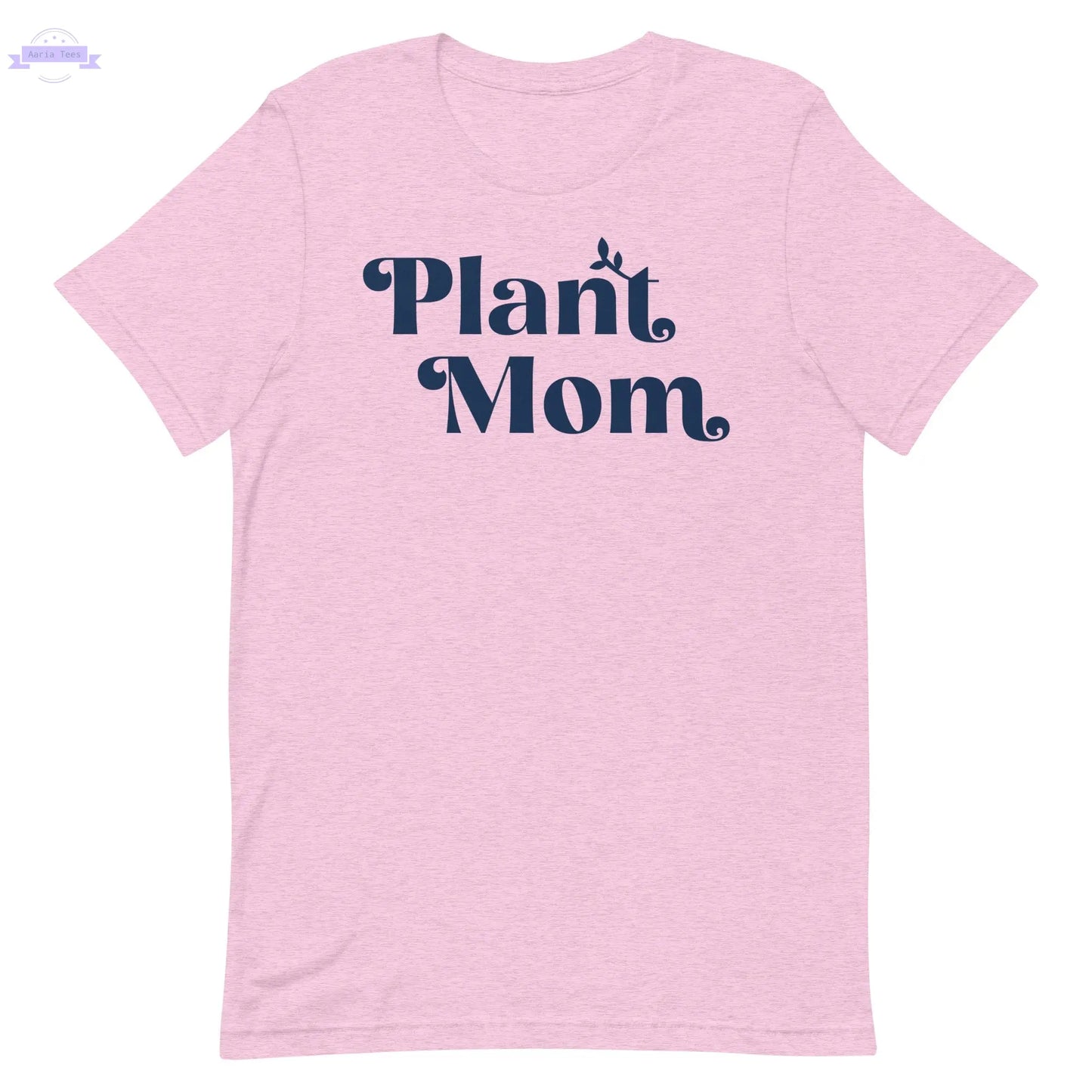 Plant Mom - Women's Cotton t-shirt (navy) Inspired Botanical Design