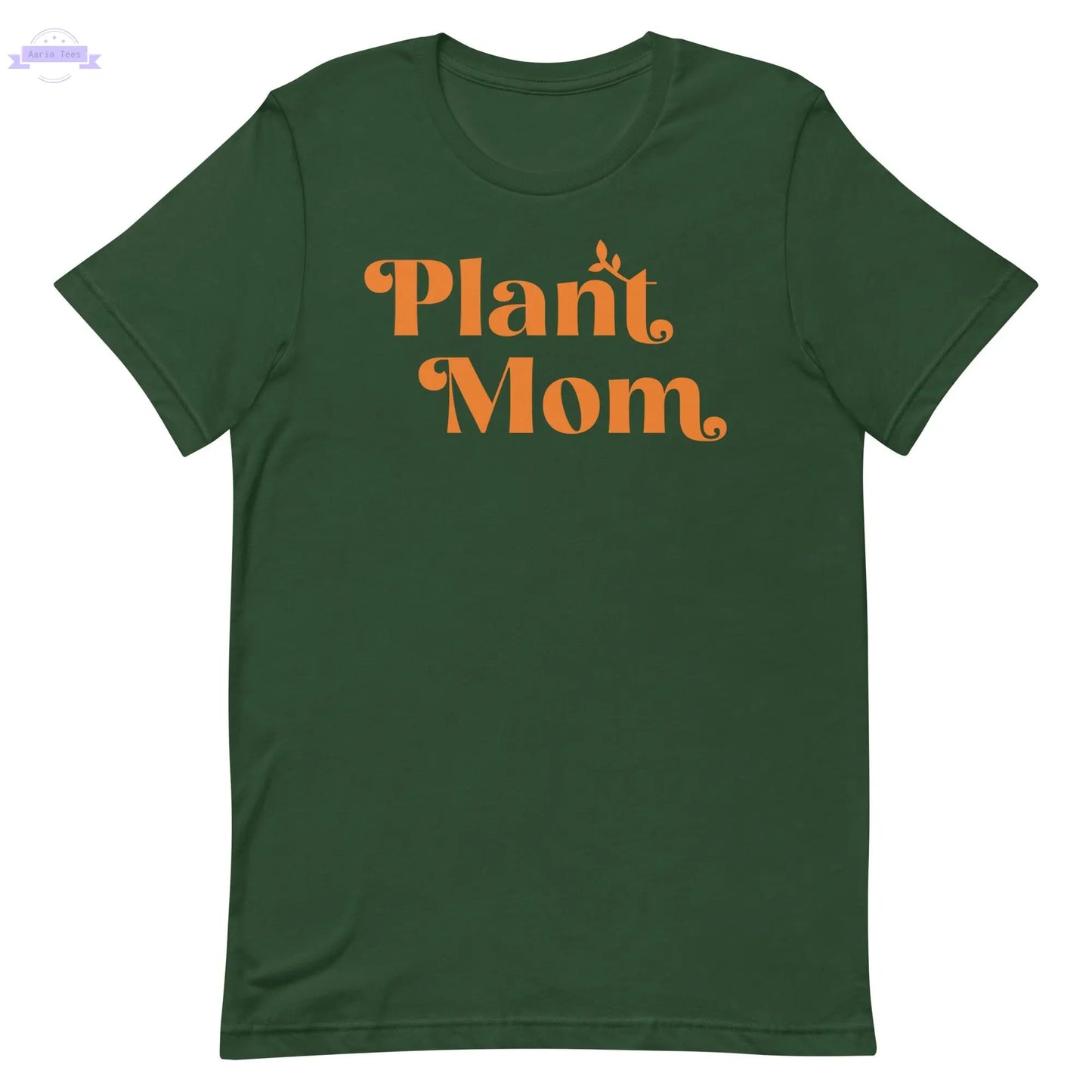 Plant Mom - Women's Cotton t-shirt (orange) Inspired Botanical Design