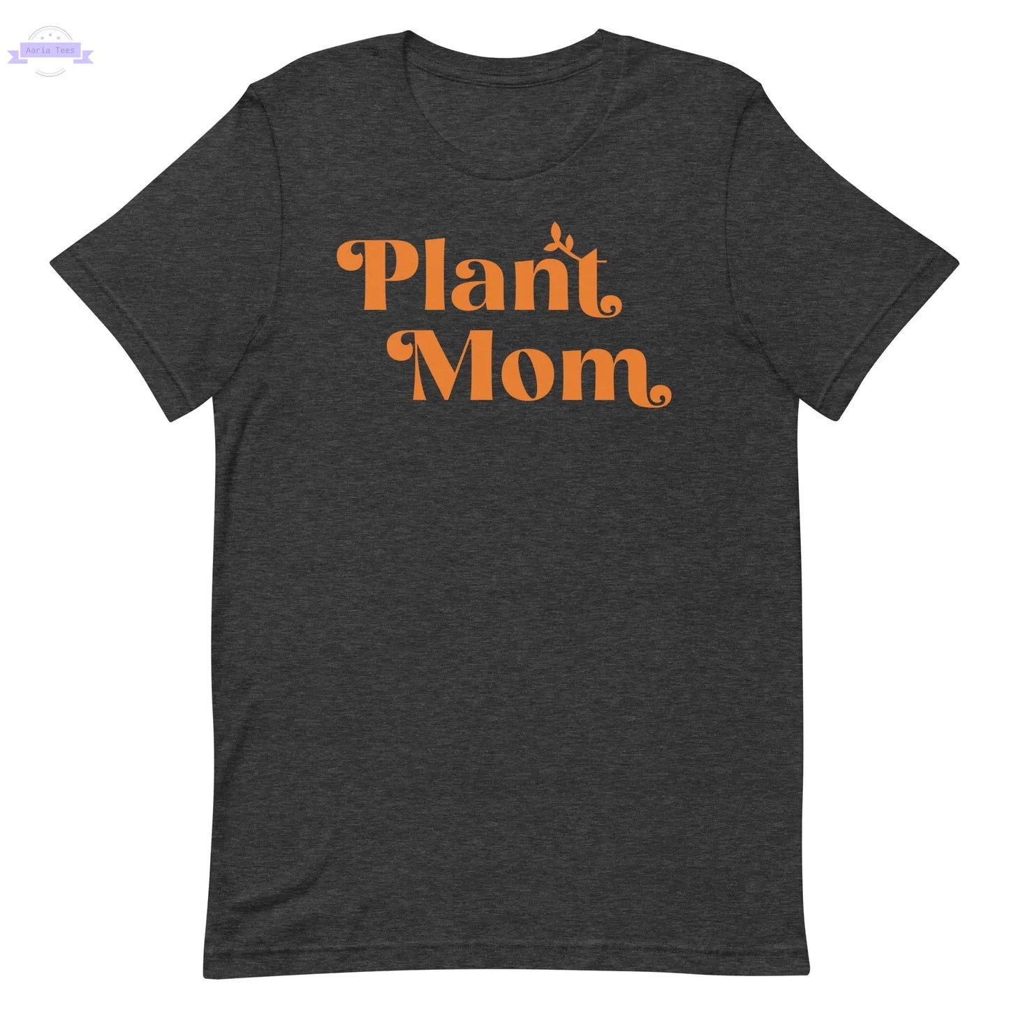 Plant Mom - Women's Cotton t-shirt (orange) Inspired Botanical Design