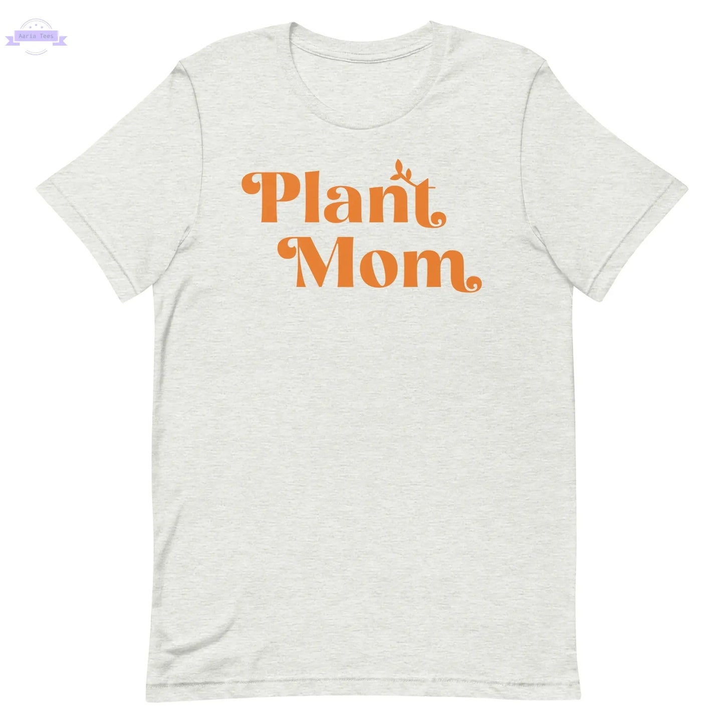 Plant Mom - Women's Cotton t-shirt (orange) Inspired Botanical Design