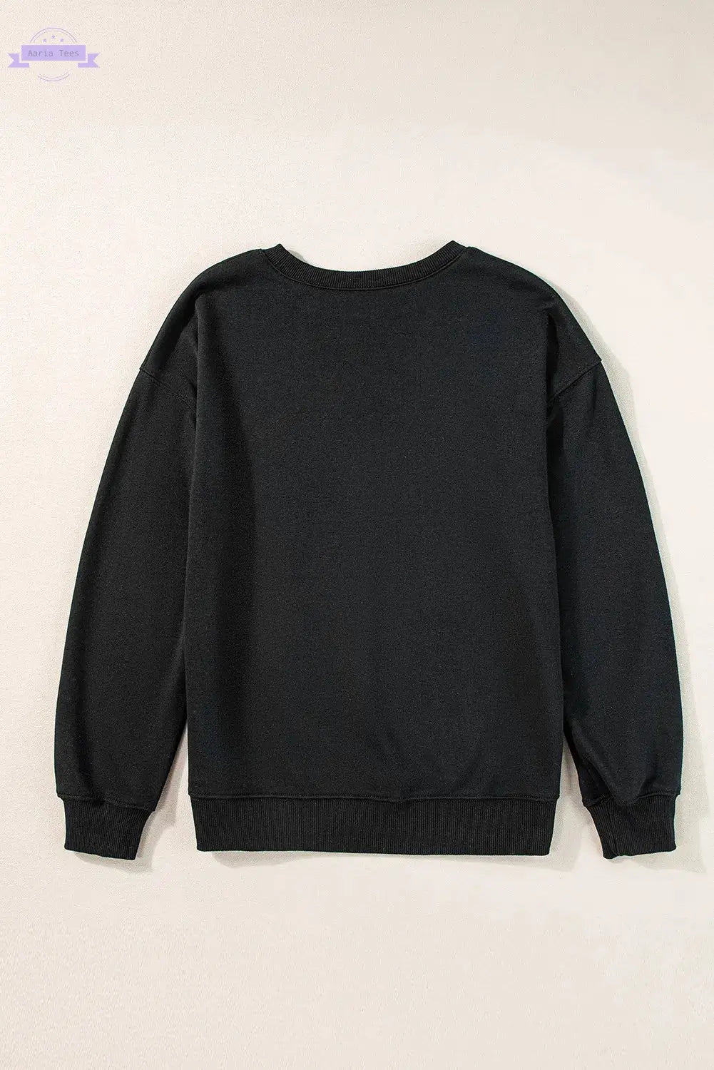 Pumpkin & Ghost Round Neck Long Sleeve Sweatshirt Trendsi Aaria Tees