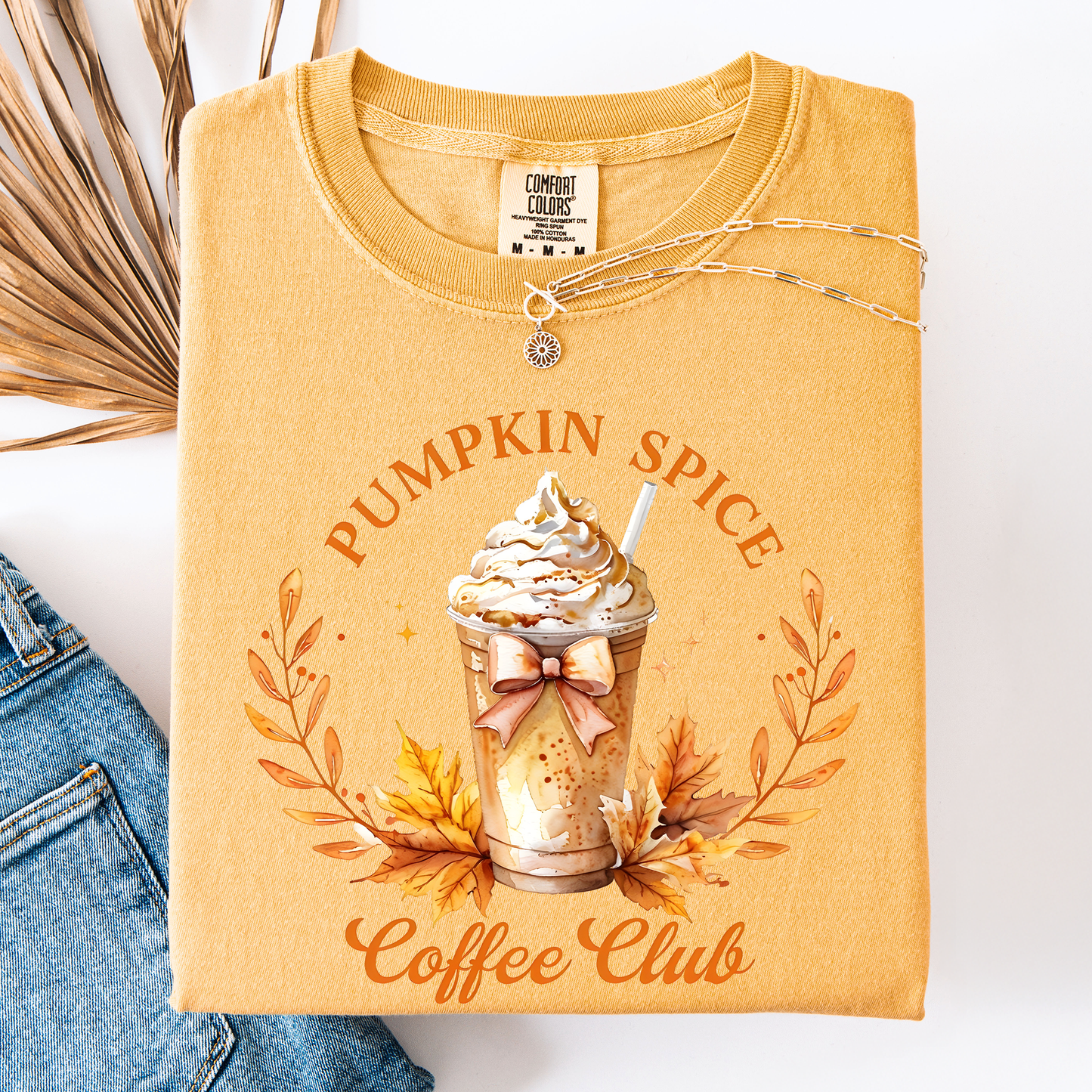 Pumpkin Spice Coffee Club, Autumn, Halloween, Fall, Comfort Colors T-Shirt