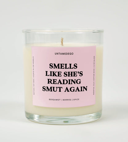 Smells Like She’s Reading Smut Again – Funny Candle