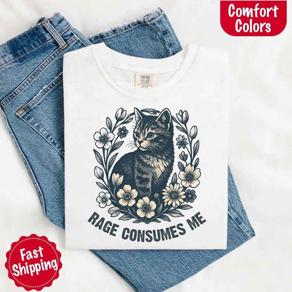 Rage Consumes Me Comfort Colors Shirt – Funny Meme Tee