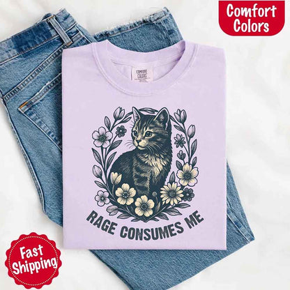 Rage Consumes Me Comfort Colors Shirt – Funny Meme Tee
