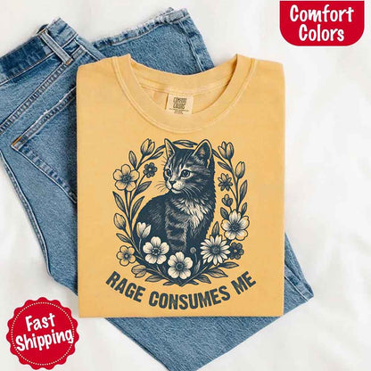 Rage Consumes Me Comfort Colors Shirt – Funny Meme Tee