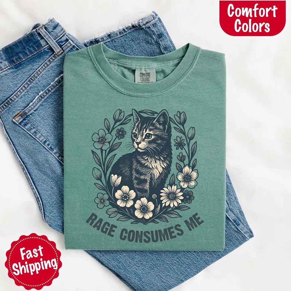 Rage Consumes Me Comfort Colors Shirt – Funny Meme Tee