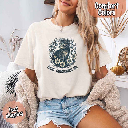 Rage Consumes Me Comfort Colors Shirt – Funny Meme Tee
