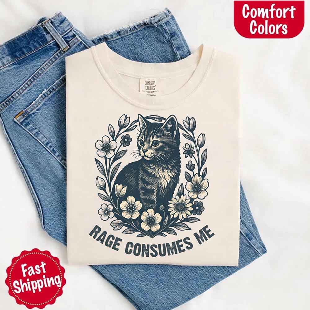 Rage Consumes Me Comfort Colors Shirt – Funny Meme Tee