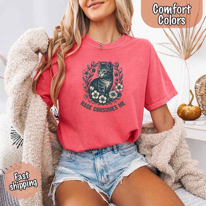 Rage Consumes Me Comfort Colors Shirt – Funny Meme Tee