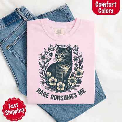 Rage Consumes Me Comfort Colors Shirt – Funny Meme Tee