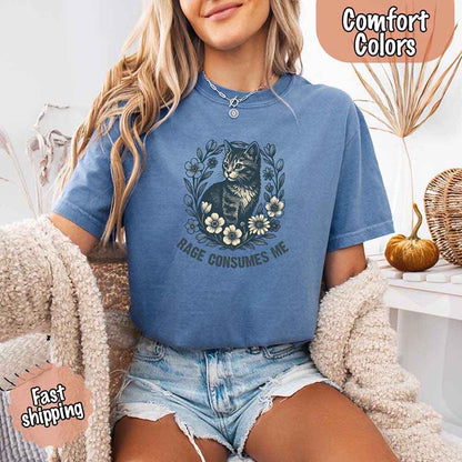 Rage Consumes Me Comfort Colors Shirt – Funny Meme Tee