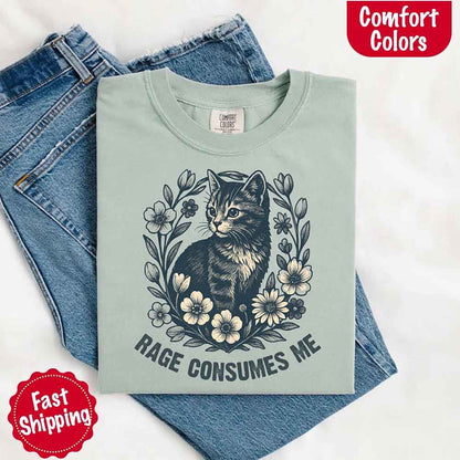 Rage Consumes Me Comfort Colors Shirt – Funny Meme Tee