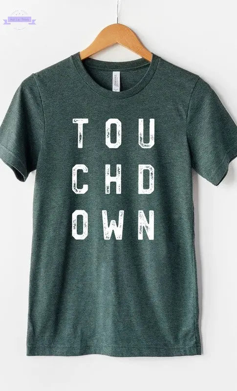 Retro Touchdown Graphic Tee - Aaria Tees
