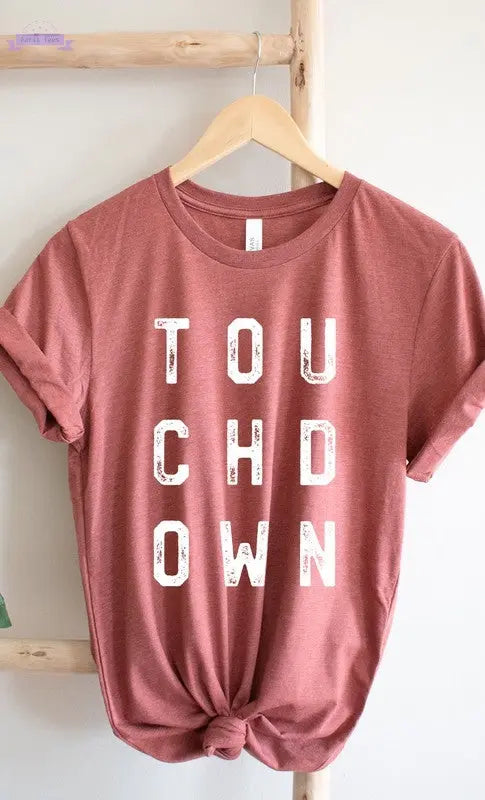 Retro Touchdown Graphic Tee - Aaria Tees