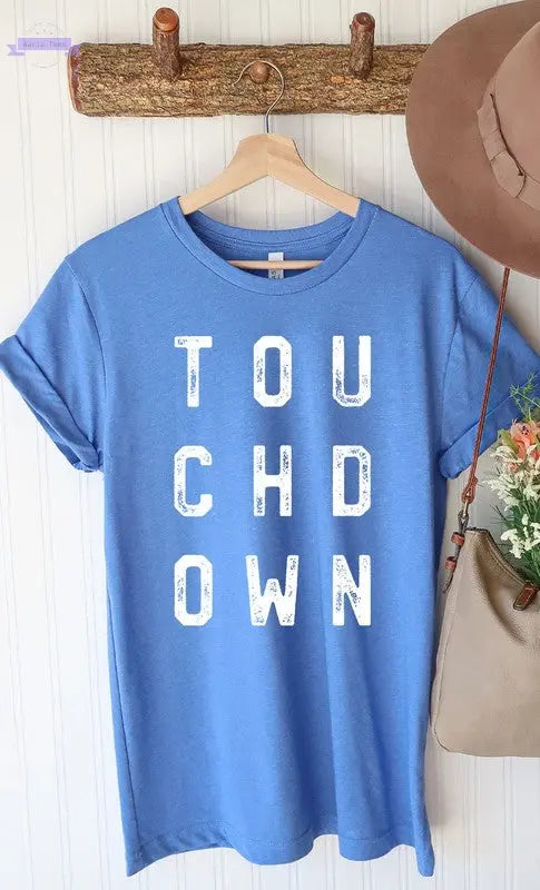 Retro Touchdown Graphic Tee - Aaria Tees