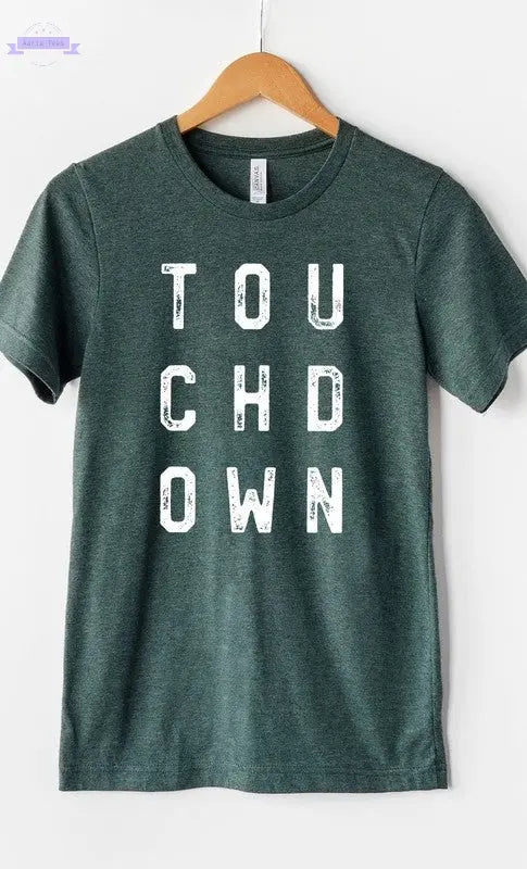 Retro Touchdown Graphic Tee PLUS - Aaria Tees