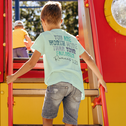Romoan 3:23 - Worth More Youth & Toddler Graphic Tee