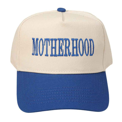 MOTHERHOOD Message Embroidered Baseball Cap