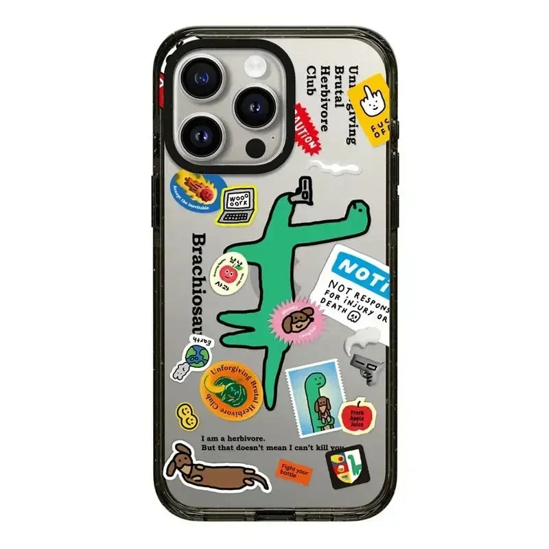 Cartoon Dinosaur 2.5 Acrylic Phone Case