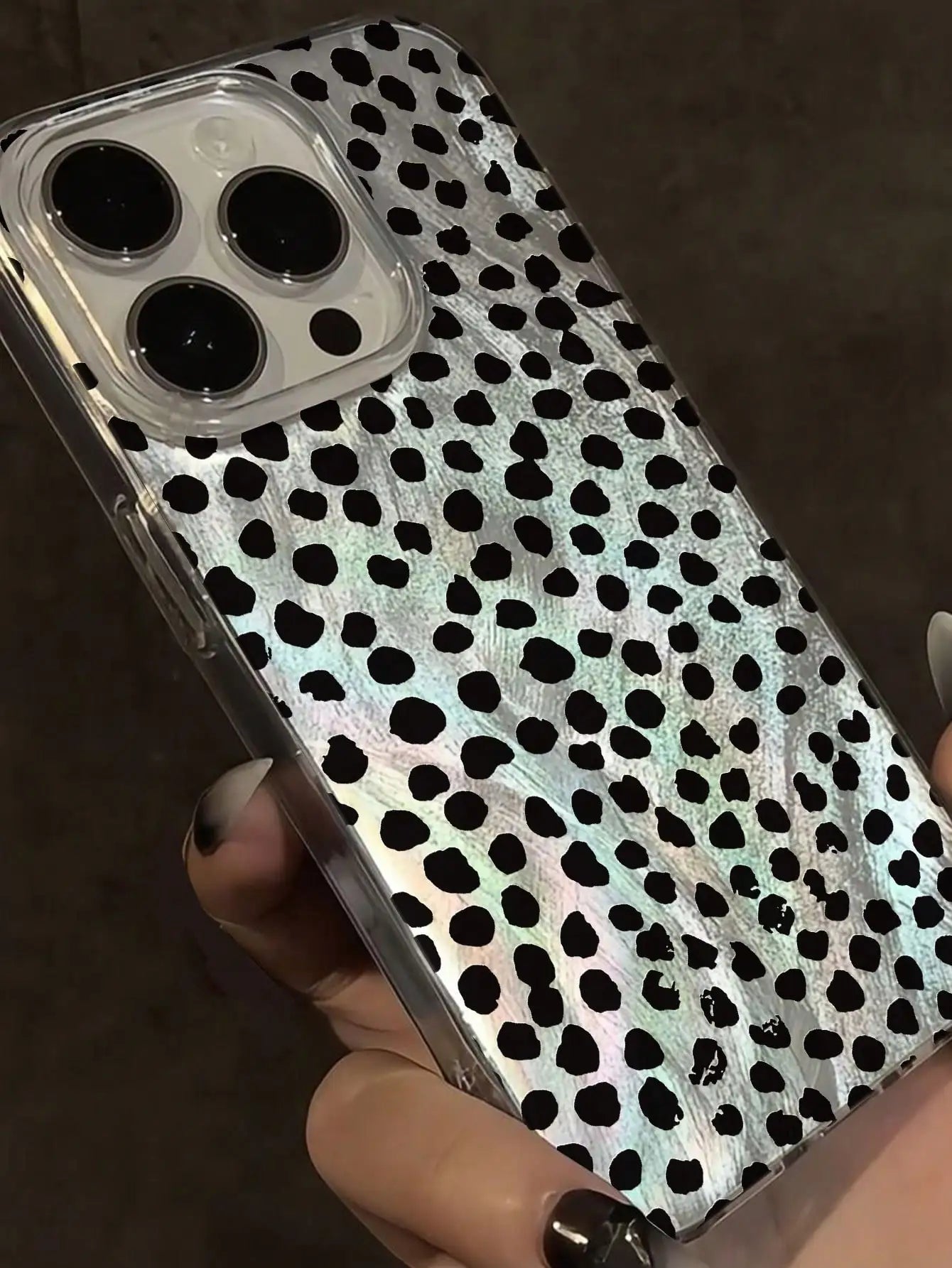 Leopard Love Point Print Phone Case