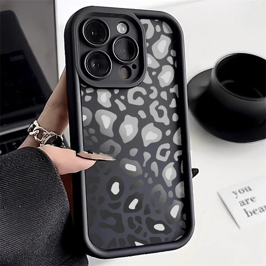 Leopard Print Silicone Phone Case