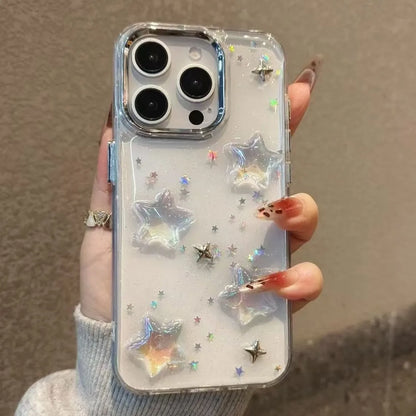 Luxury 3D Star Bling Glitter Shockproof Phone Case