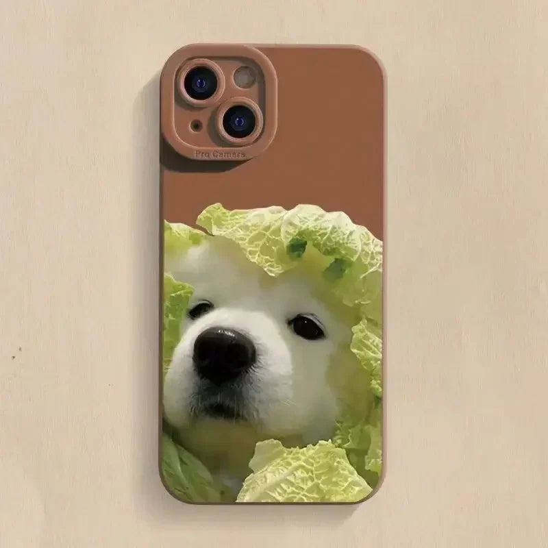 Cute Bread Dog Soft Phone Case