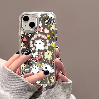 Cute Dog Mirror Phone Case