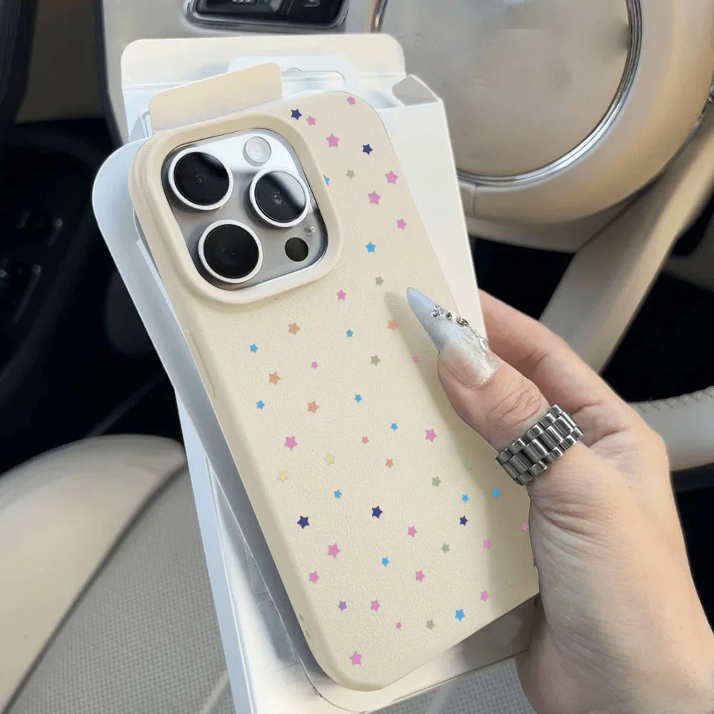 Soft Leather Silicone Phone Case