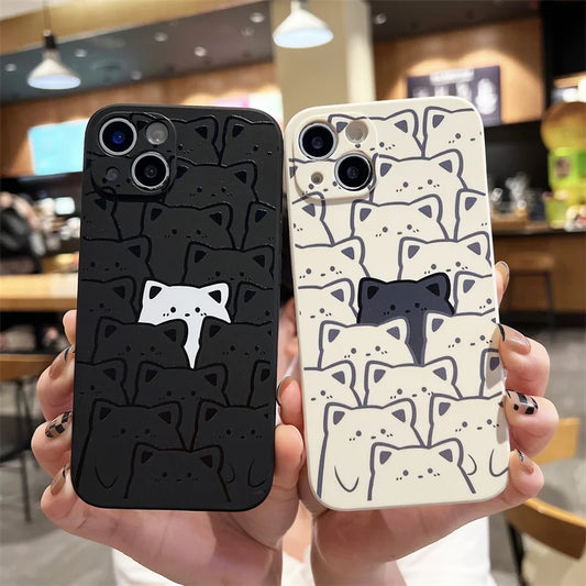 Cute Cartoon Cat Phone Case