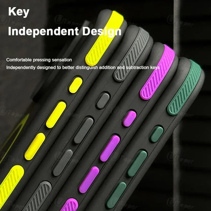 New Bicolor Matte Frosted Magnetic Phone Case For iPhone