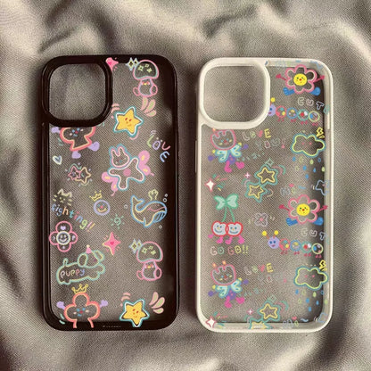 Mini Cute Colorful Cartoon Pattern Cover Phone Case