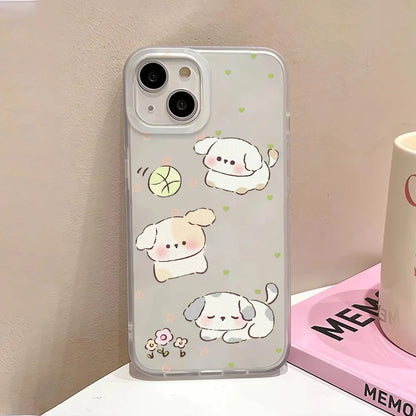 Cartoon Cute Puppy Phone Case For iPhone